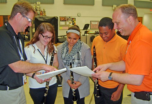 AU band will join Senior High spring concert