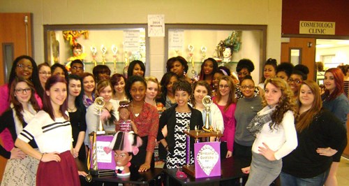 Cosmetology students dominate competition