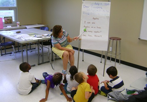 Camp easing transition into kindergarten