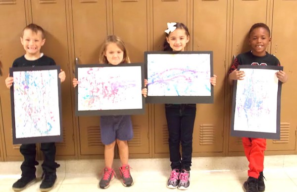Artwork of Sherman first-graders given a community showcase