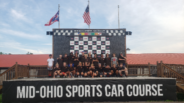 Varsity Soccer Team Training at Mid-Ohio Sports Car Course