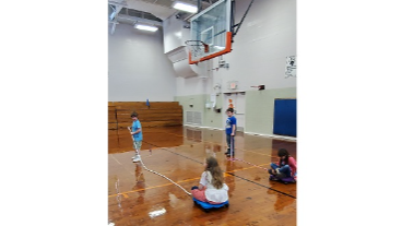 Mrs. Proper's Class studies forces by playing sports and making observations