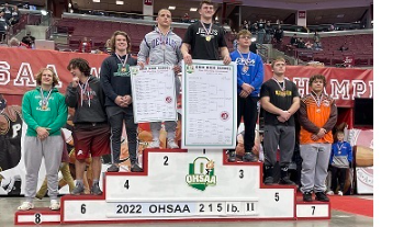 Mekhi Bradley placed 7th in State Tournament