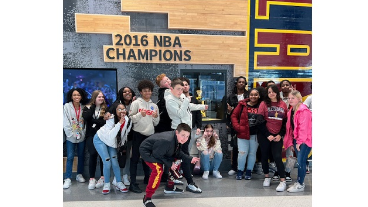 7th and 8th-grade at the Leadership Conference & Cavs Game