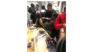 Cosmetology teaches different types of braiding in celebration of Black History Month