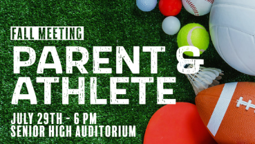 Parent Athlete Meeting
