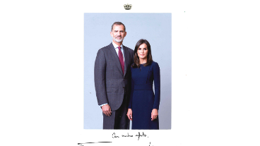 Greetings from the King and Queen of Spain