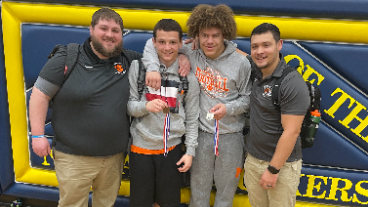 Two Tygers placed in Districts for Wrestling