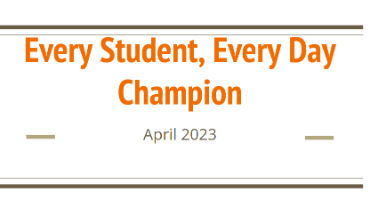 Every Student Every Day Champion