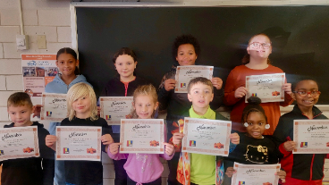 Springmill STEM Students of the month!