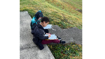 Warm November weather and Nature Scavenger Hunts
